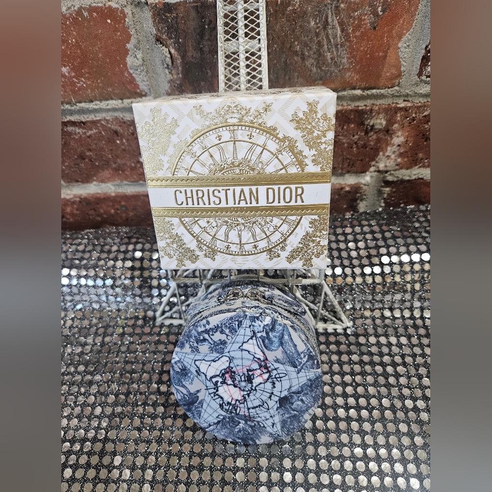 🖤Dior Around The World Round Zippered Pouch With Miss Dior Perfume